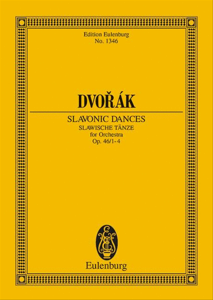 Slavonic Dances Orchestra scores gallery preview page 1