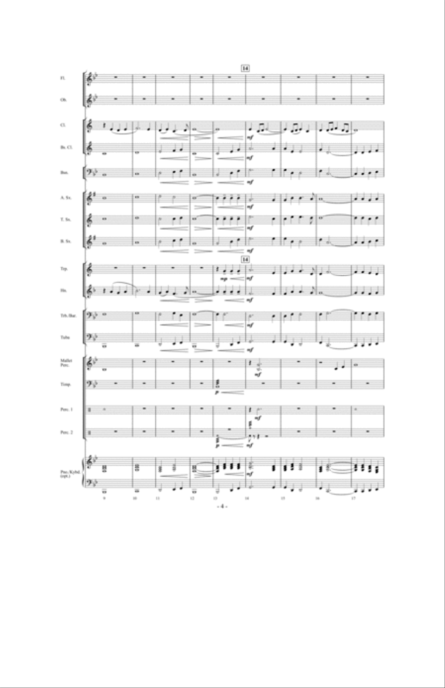 Be Still, My Soul Concert Band scores gallery preview page 3