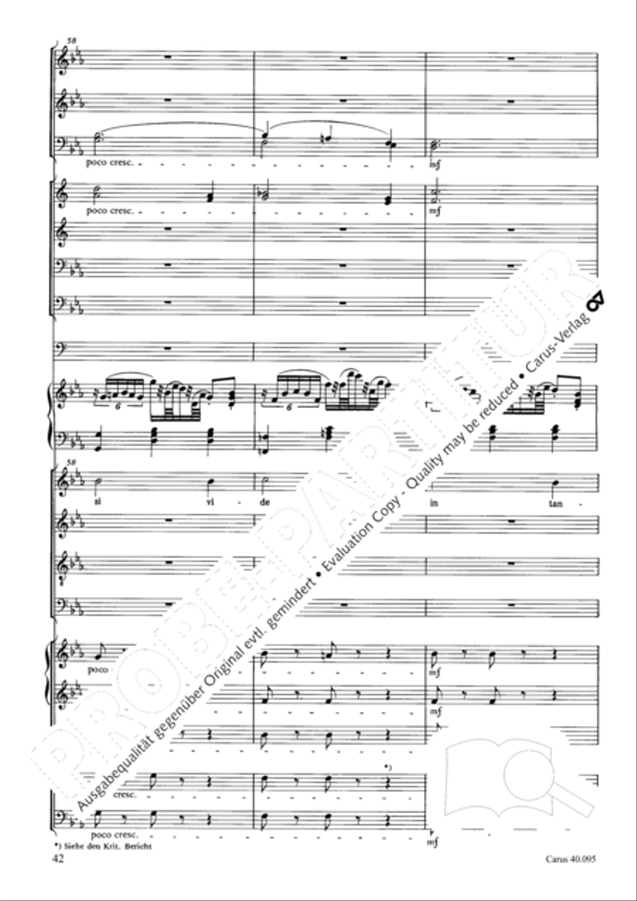 The Seven Words (Die Sieben Worte) 4-Part scores gallery preview page 57