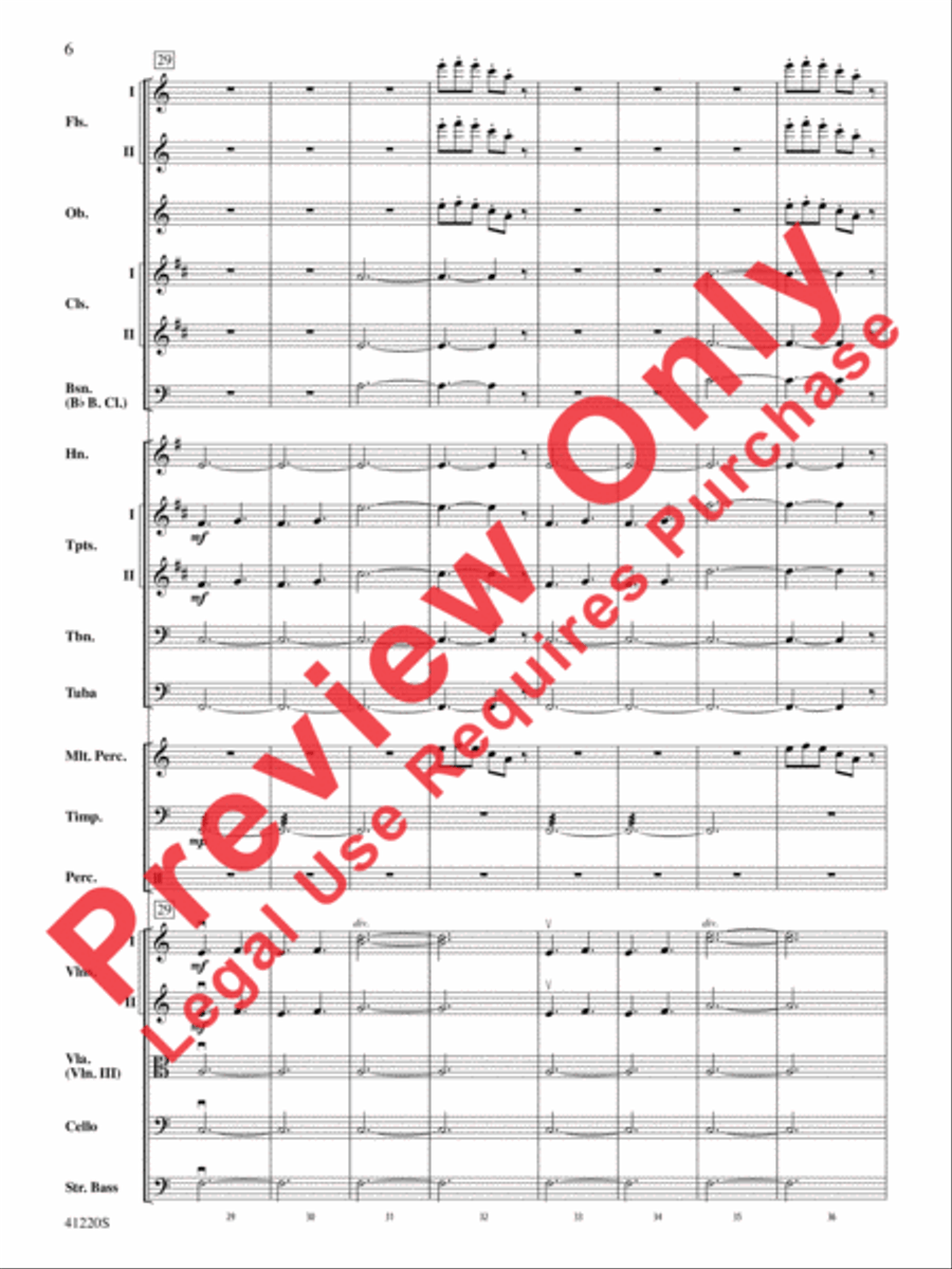 Downton Abbey -- The Suite Full Orchestra scores gallery preview page 7
