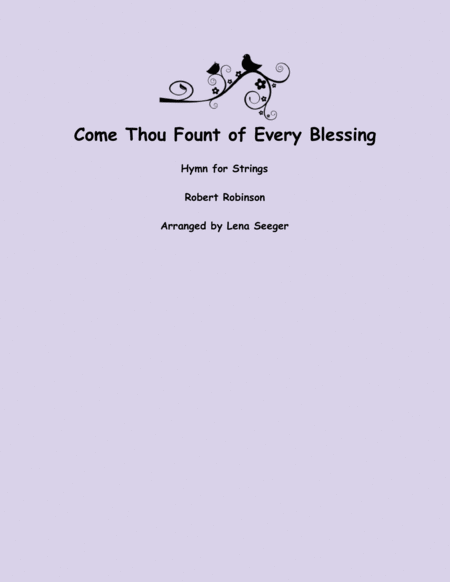 Come Thou Fount of Every Blessing (string trio)