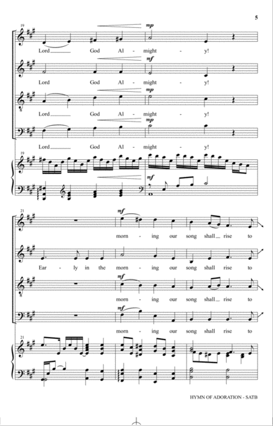 Hymn Of Adoration (incorporating 