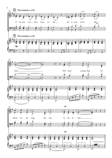 A Coventry Carol: Old & New - for SATB Choir & Piano - Chris Lawry image number null