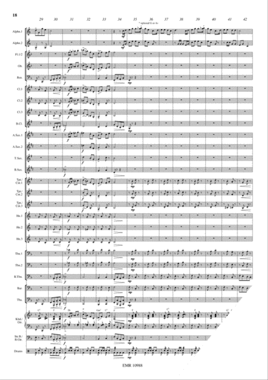 Alpine Cowboy Concert Band scores gallery preview page 12