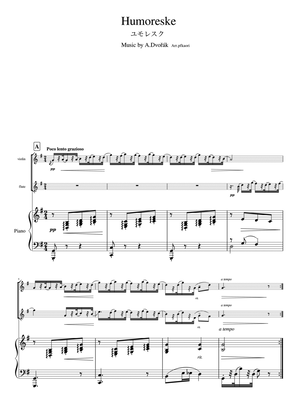 Humoresque op.101-7, pianotrio