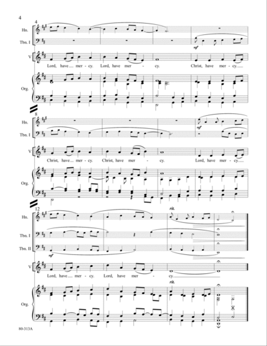 The Cranbrook Mass Choir scores gallery preview page 4