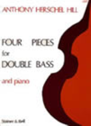 Book cover for Four pieces for Double Bass and Piano
