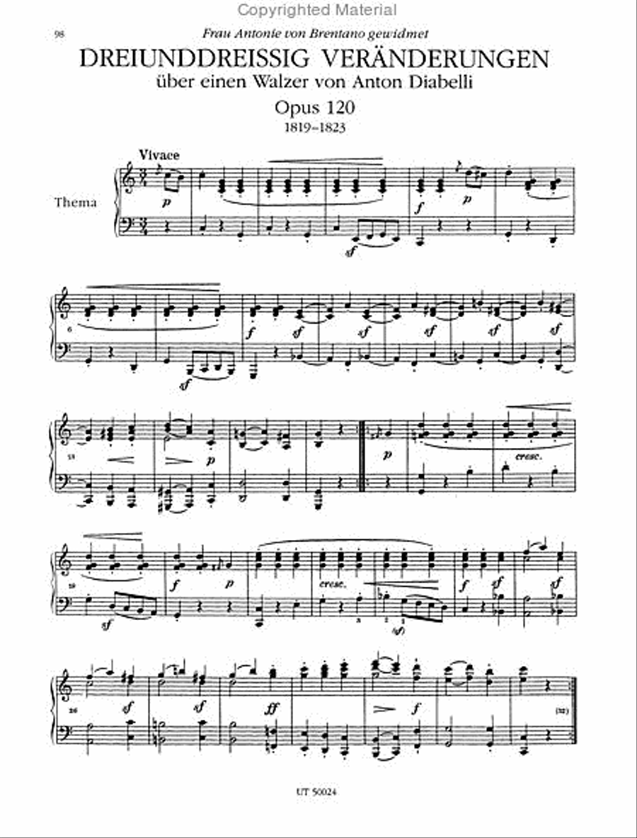 Variations for Piano, vol. 1