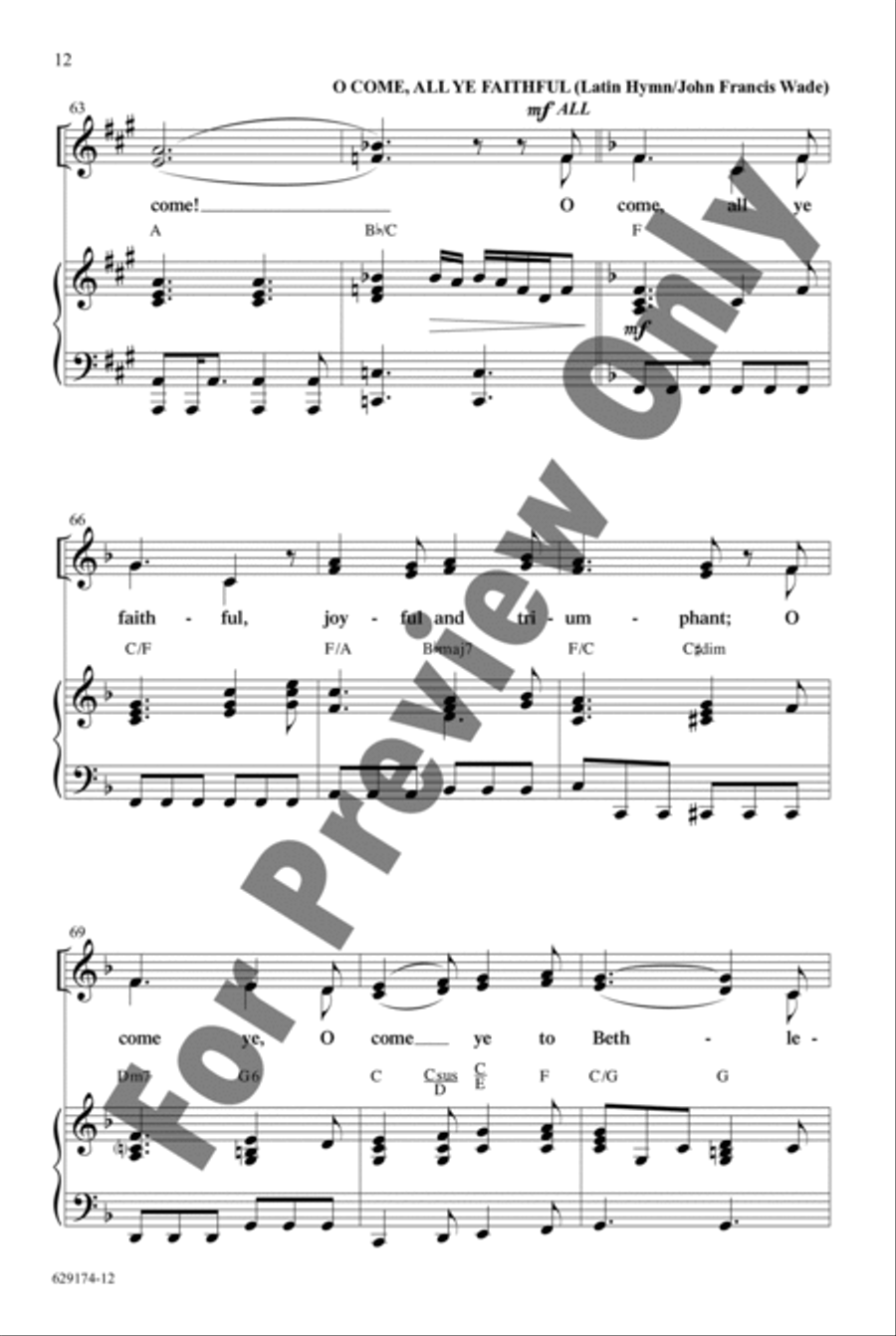 Noel, Christ Is Born! - Choral Book Unison Choir scores gallery preview page 15