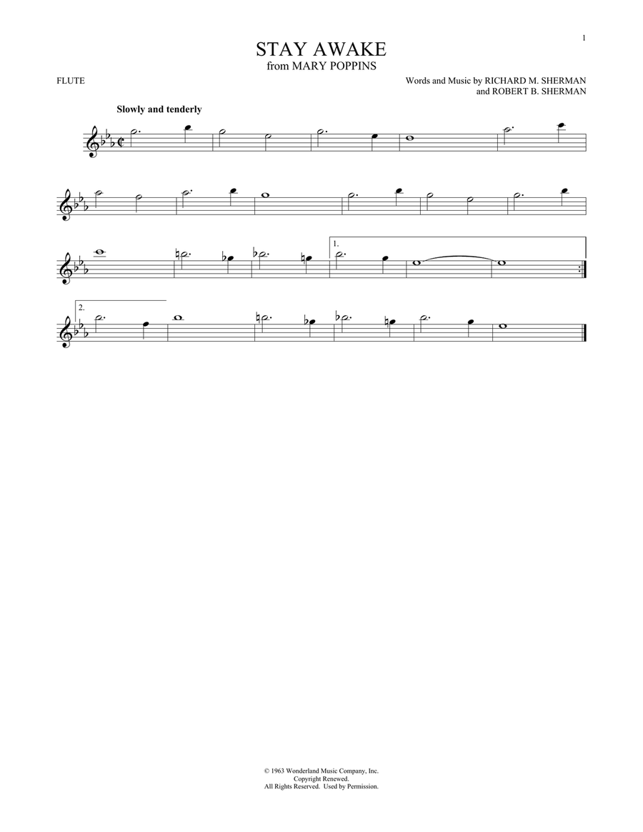 Stay Awake (from Mary Poppins)