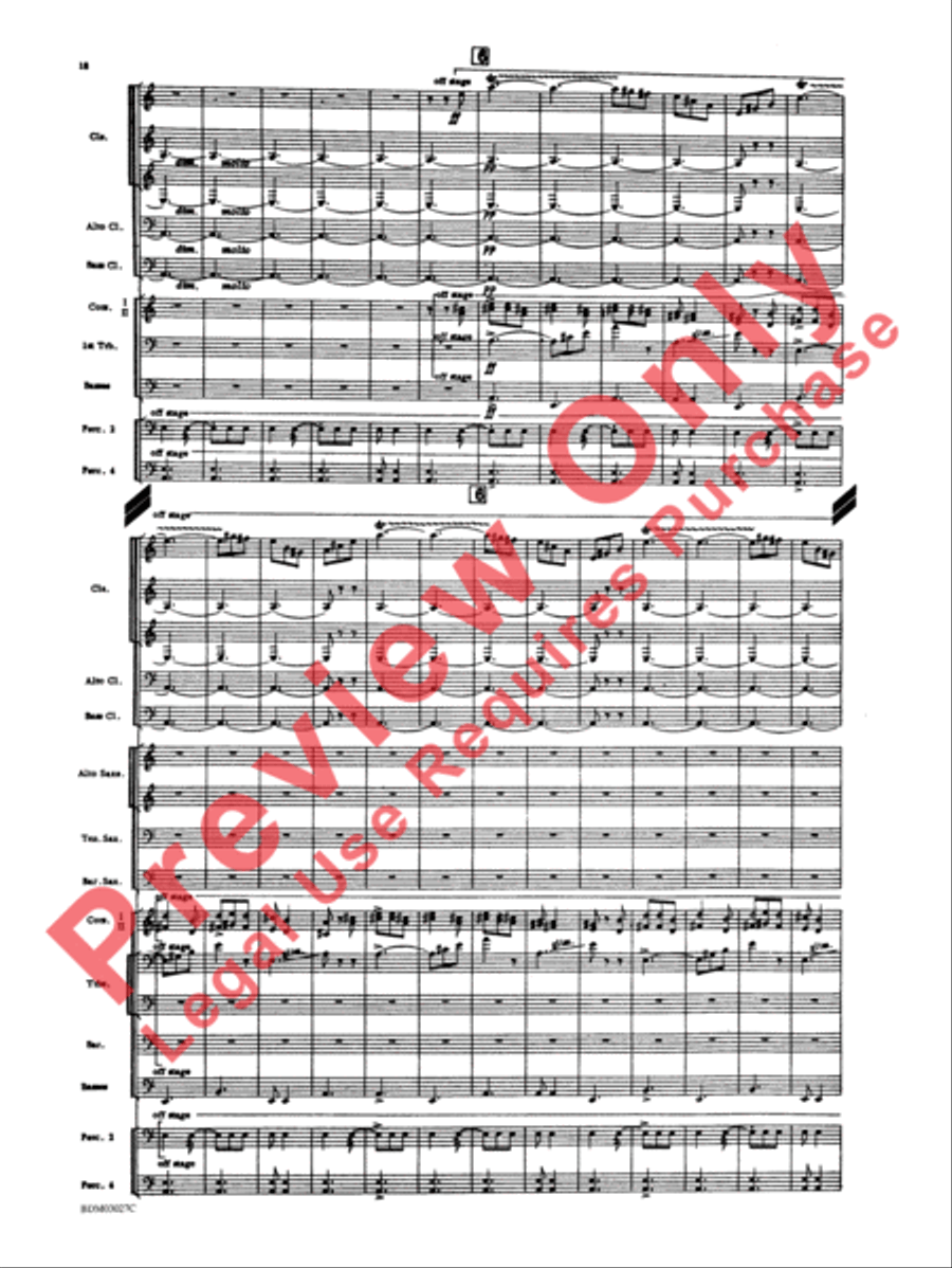 La Fiesta Mexicana Concert Band scores gallery preview page 21