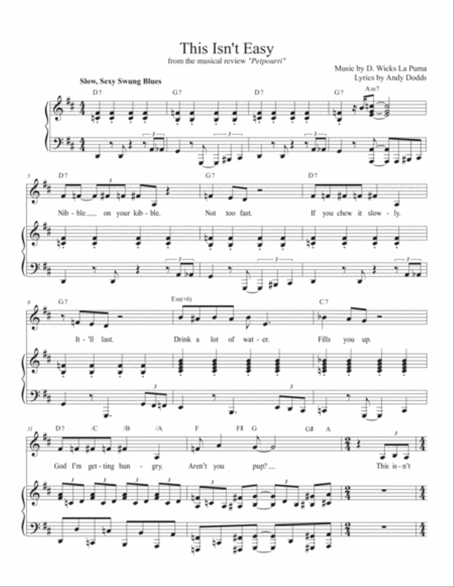 This Isn't Easy Alto Voice scores gallery preview page 1