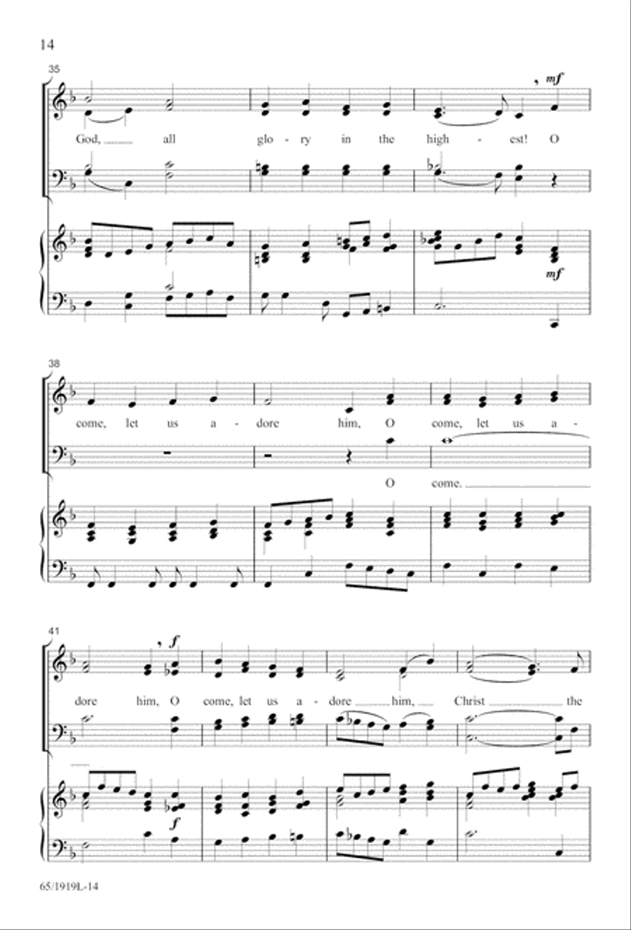 The Perfect Christmas 4-Part scores gallery preview page 16