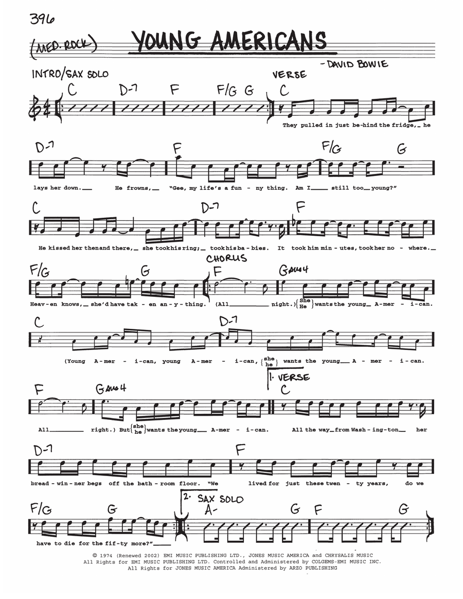 Young Americans Voice scores gallery preview page 1
