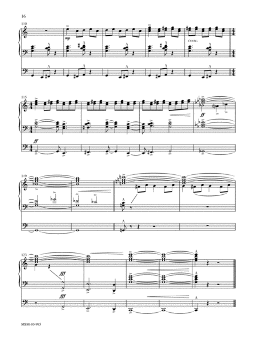 Marilyn Mason Music Library, Volume 6 Organ scores gallery preview page 6
