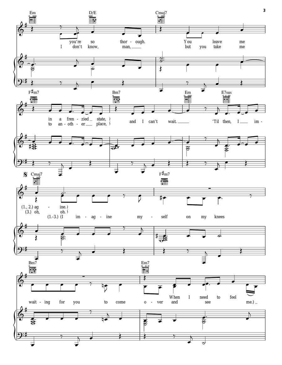 Until Then (I Imagine) Piano, Vocal, Guitar scores gallery preview page 3