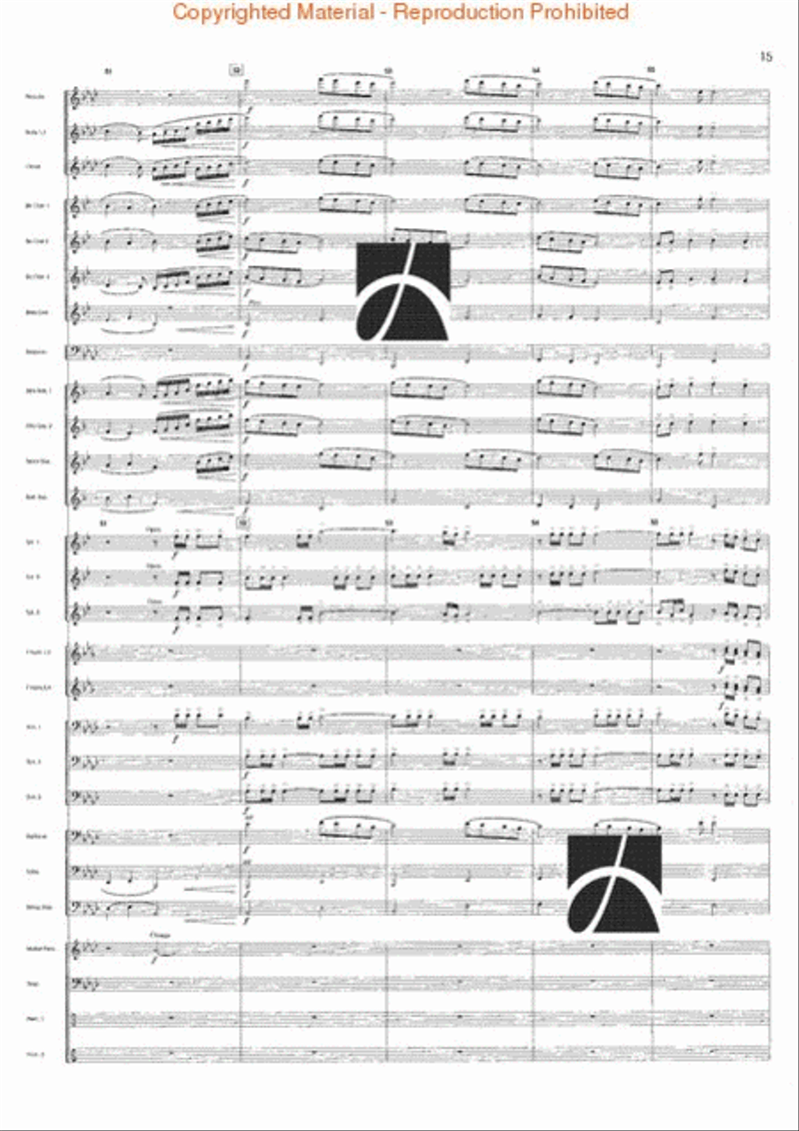 Westminster Carol Concert Band scores gallery preview page 12