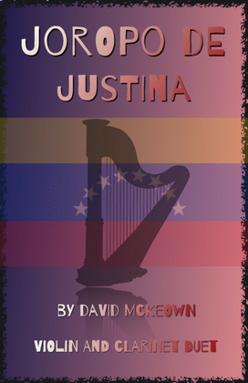 Book cover for Joropo de Justina, for Violin and Clarinet Duet