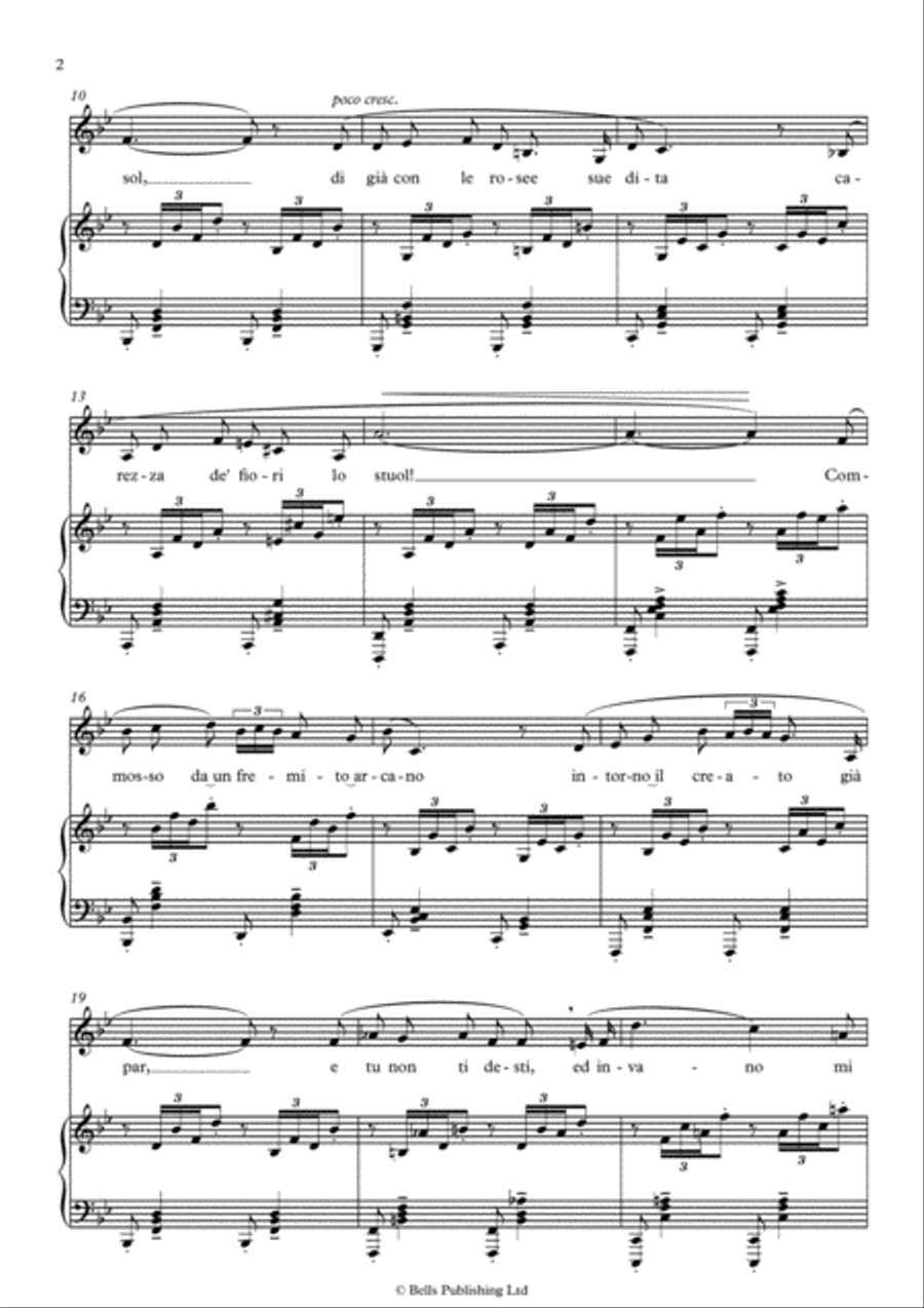Mattinata (B-flat Major) Voice Solo scores gallery preview page 2