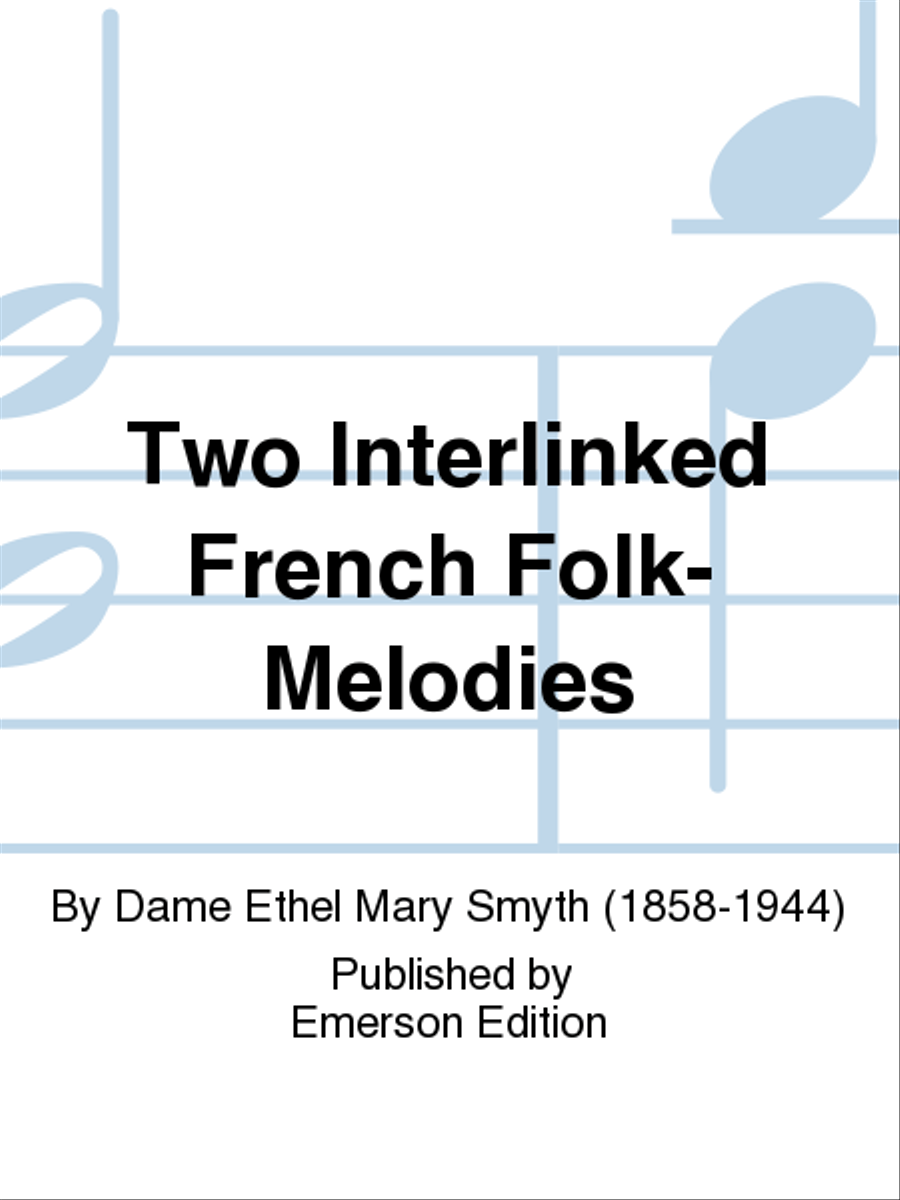 Two Interlinked French Folk-Melodies Flute scores gallery preview page 1