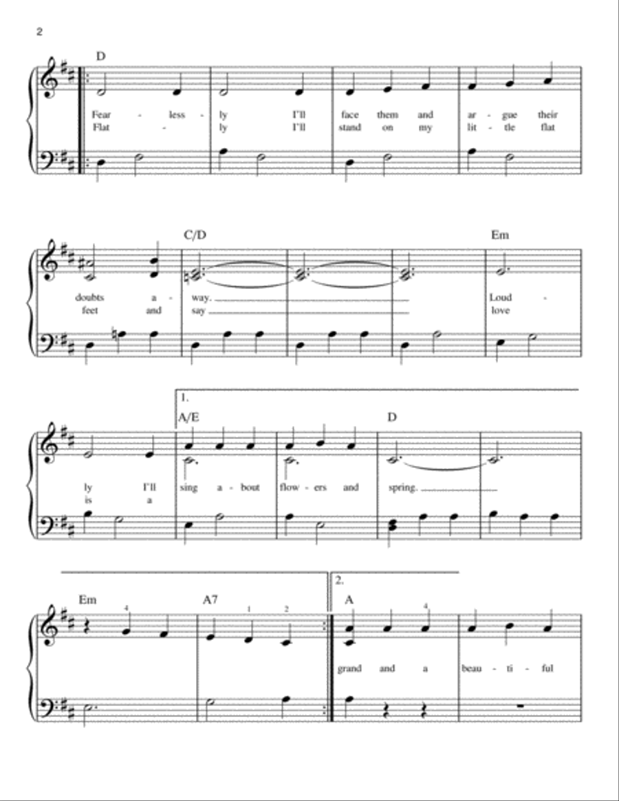 A Wonderful Guy Easy Piano scores gallery preview page 2