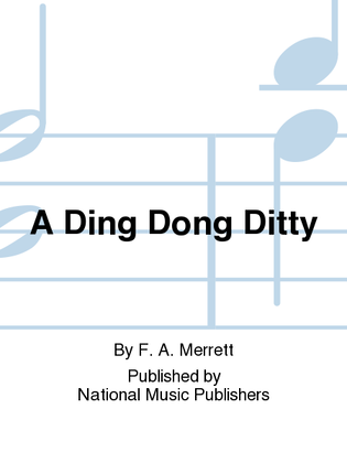 Book cover for A Ding Dong Ditty