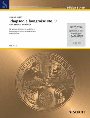 Book cover for Rhapsodie hongroise No. 9