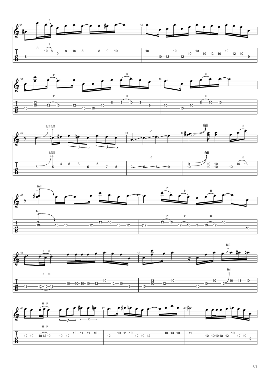 Tunnel Of Love Acoustic Guitar scores gallery preview page 3