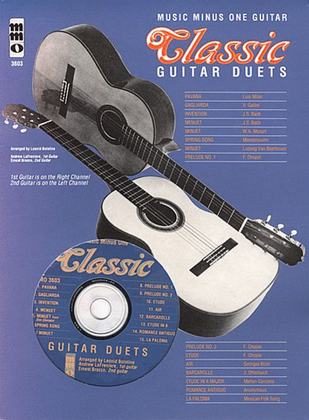 Book cover for Classic Guitar Duets