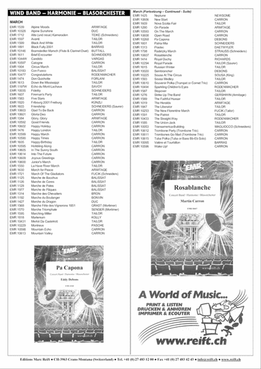 Beguine Concert Band scores gallery preview page 8