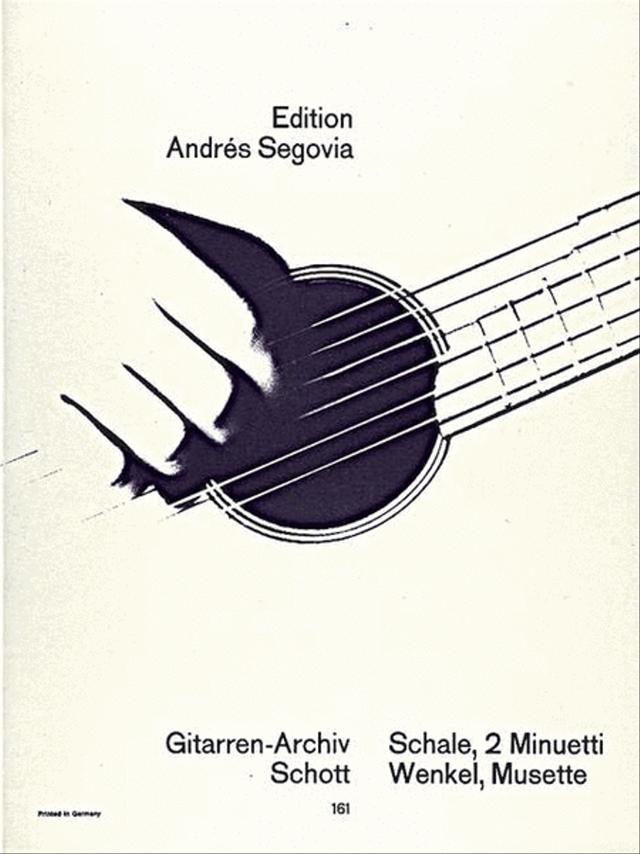 Two Minuets and Musette Acoustic Guitar scores gallery preview page 1