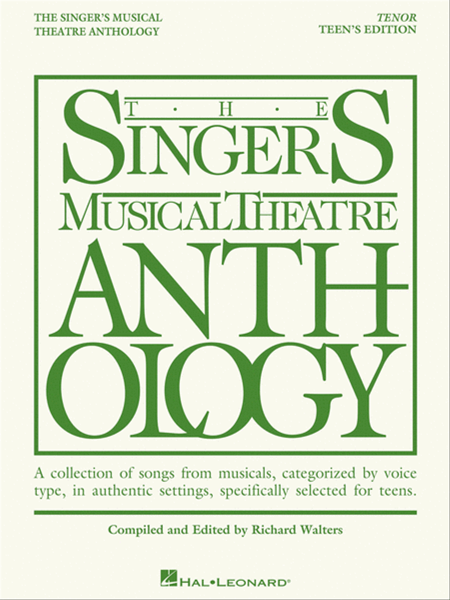 The Singer's Musical Theatre Anthology – Teen's Edition Tenor Voice scores gallery preview page 1