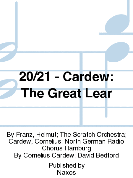 20/21 - Cardew: The Great Lear
