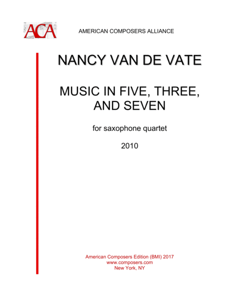 [Van de Vate] Music in Five, Three, and Seven