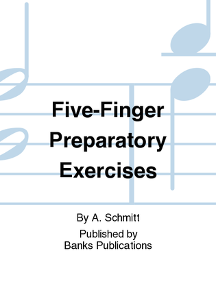 Book cover for Five-Finger Preparatory Exercises