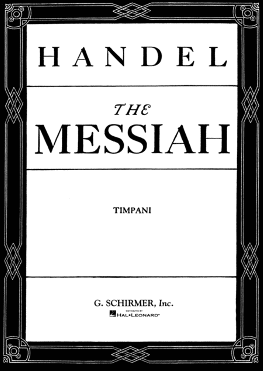 Book cover for Messiah (Oratorio, 1741)