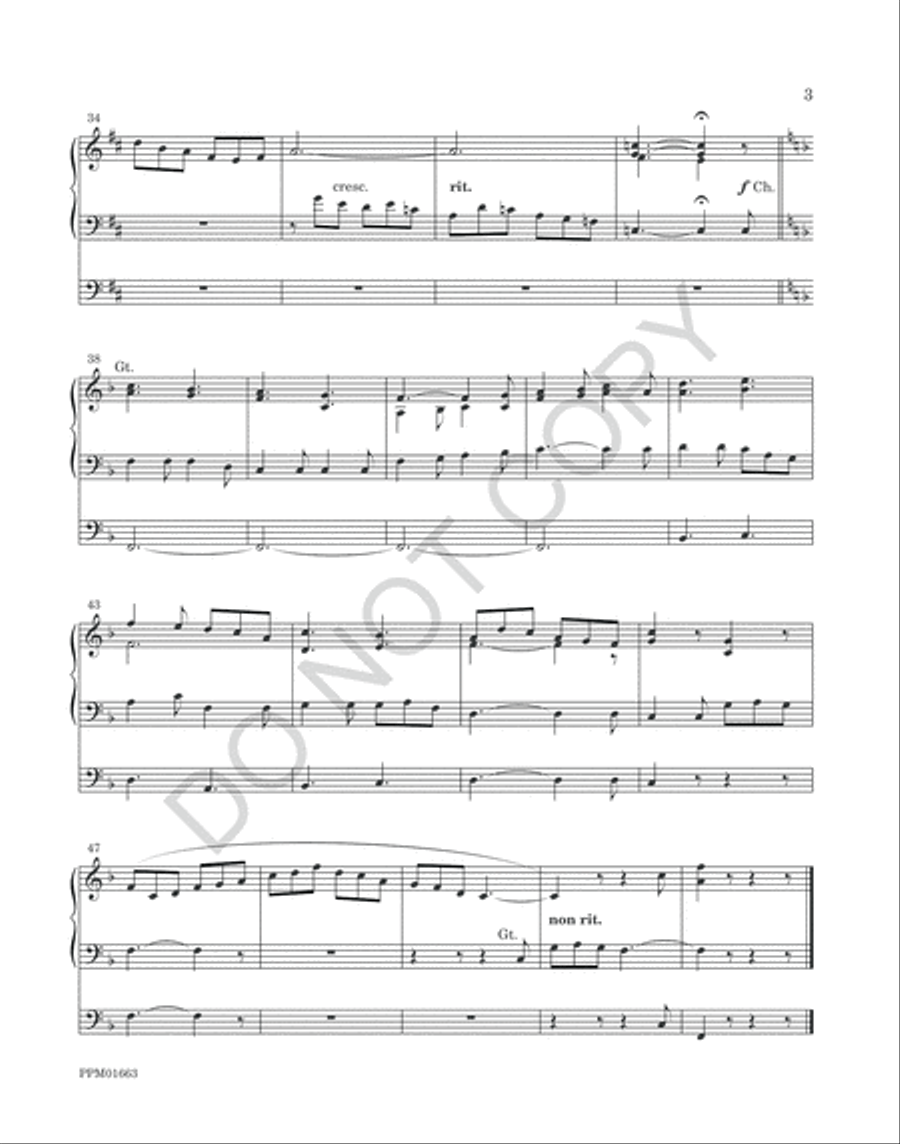 I Come with Joy to Meet My Lord Organ Solo scores gallery preview page 6