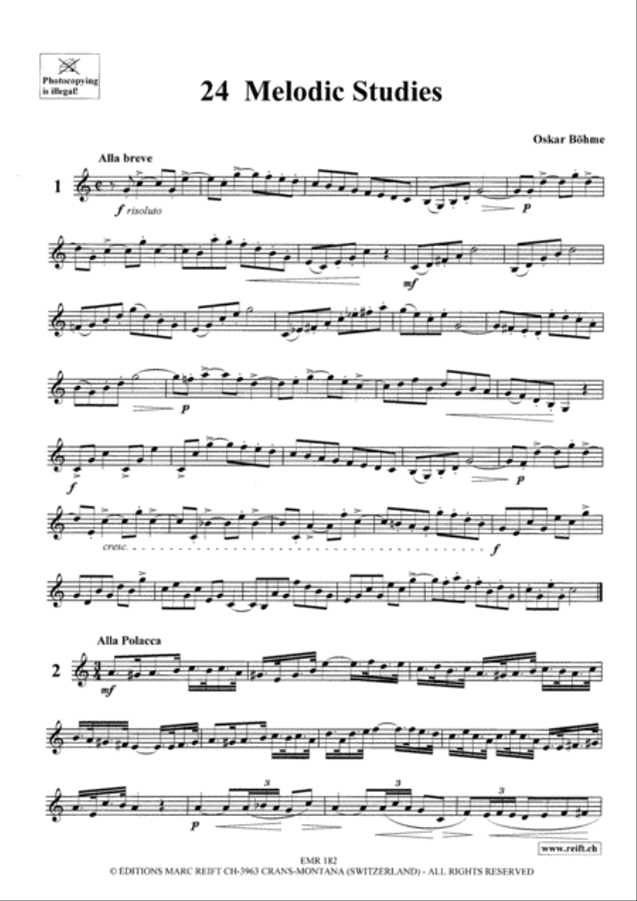 24 Melodic Studies 24 Melodic Studies Cornet scores gallery preview page 3