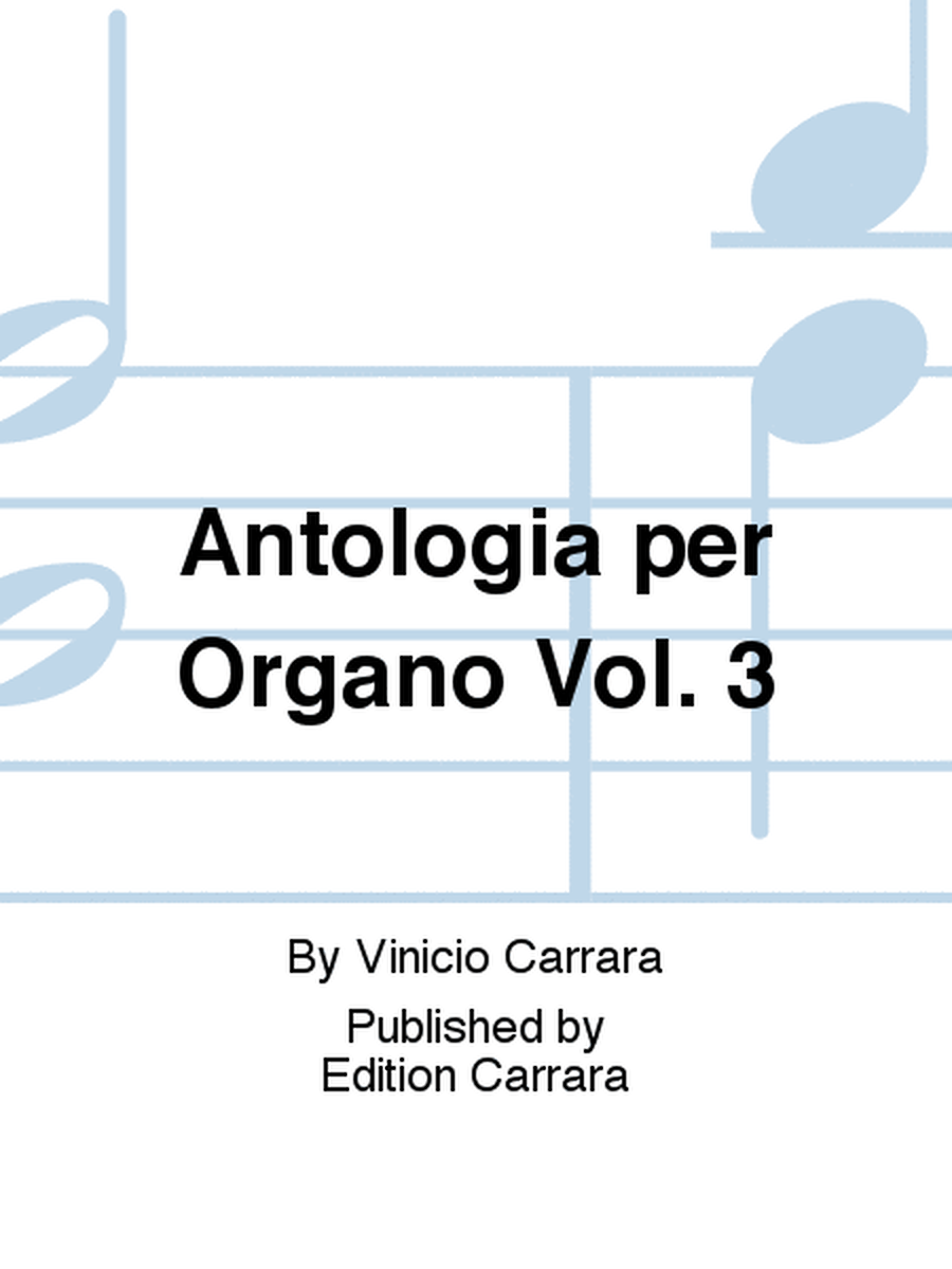 Antologia per Organo Vol. 3