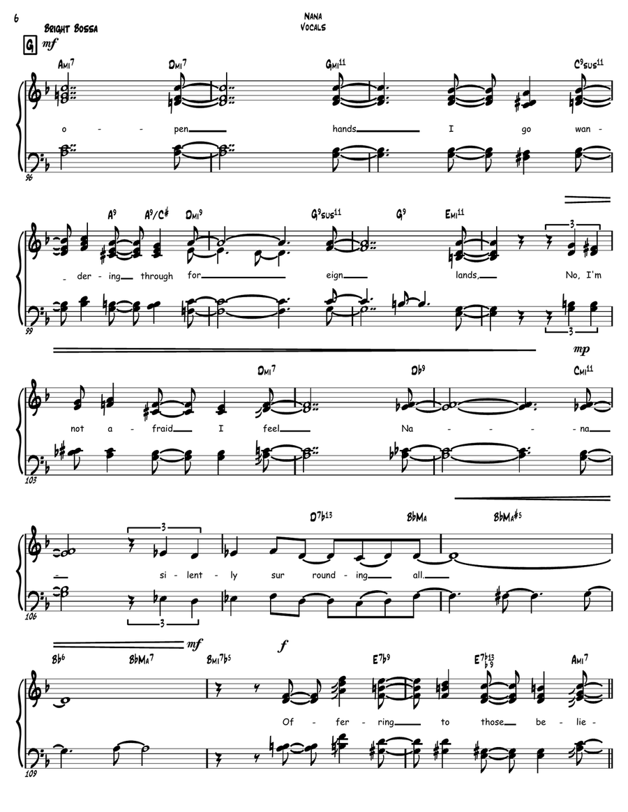 Nana Das Aguas Divisi scores gallery preview page 6