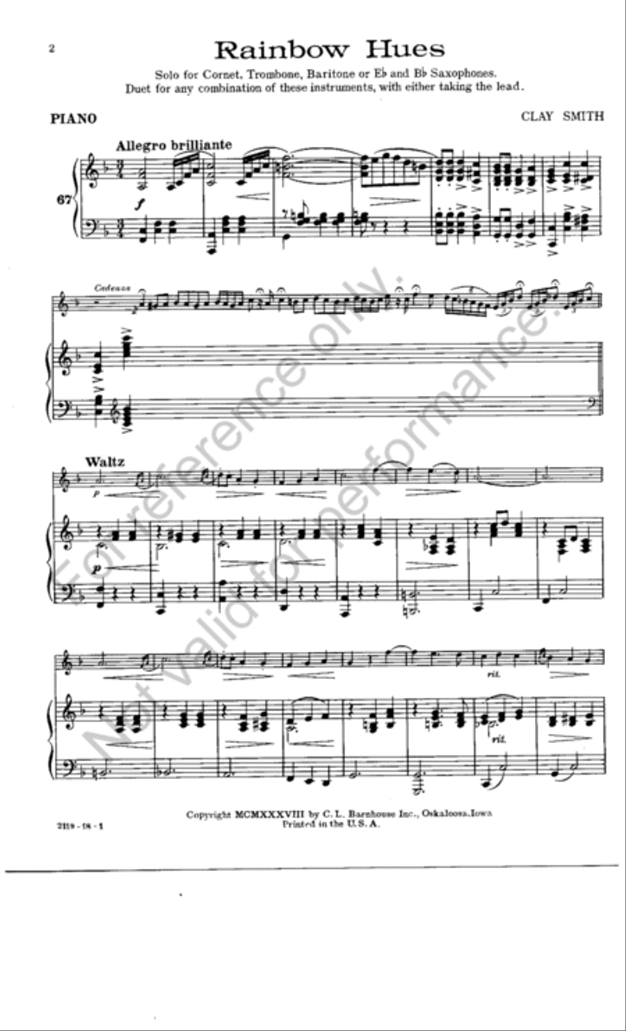 Rainbow Hues Piano Accompaniment scores gallery preview page 2