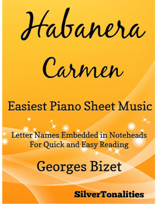 Habanera Carmen Easiest Piano Sheet Music