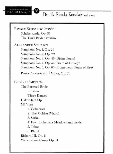 Dvorak, Rimsky-Korsakov and More - Volume V (Trumpet)