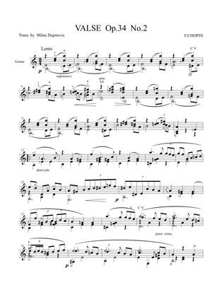 Valse Op.34 No.2