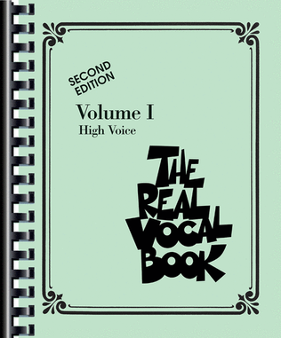 Book cover for The Real Vocal Book – Volume I – Second Edition