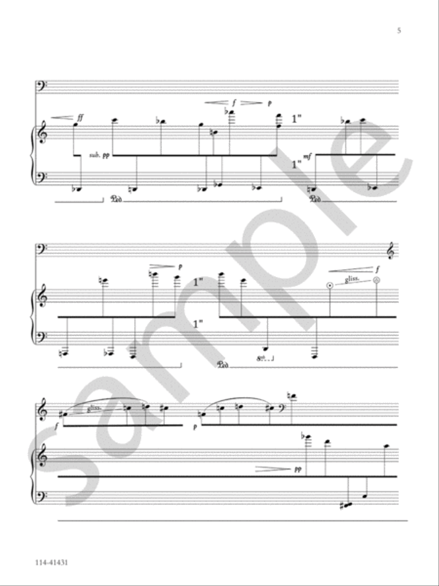 Three Pieces Chamber Music scores gallery preview page 5