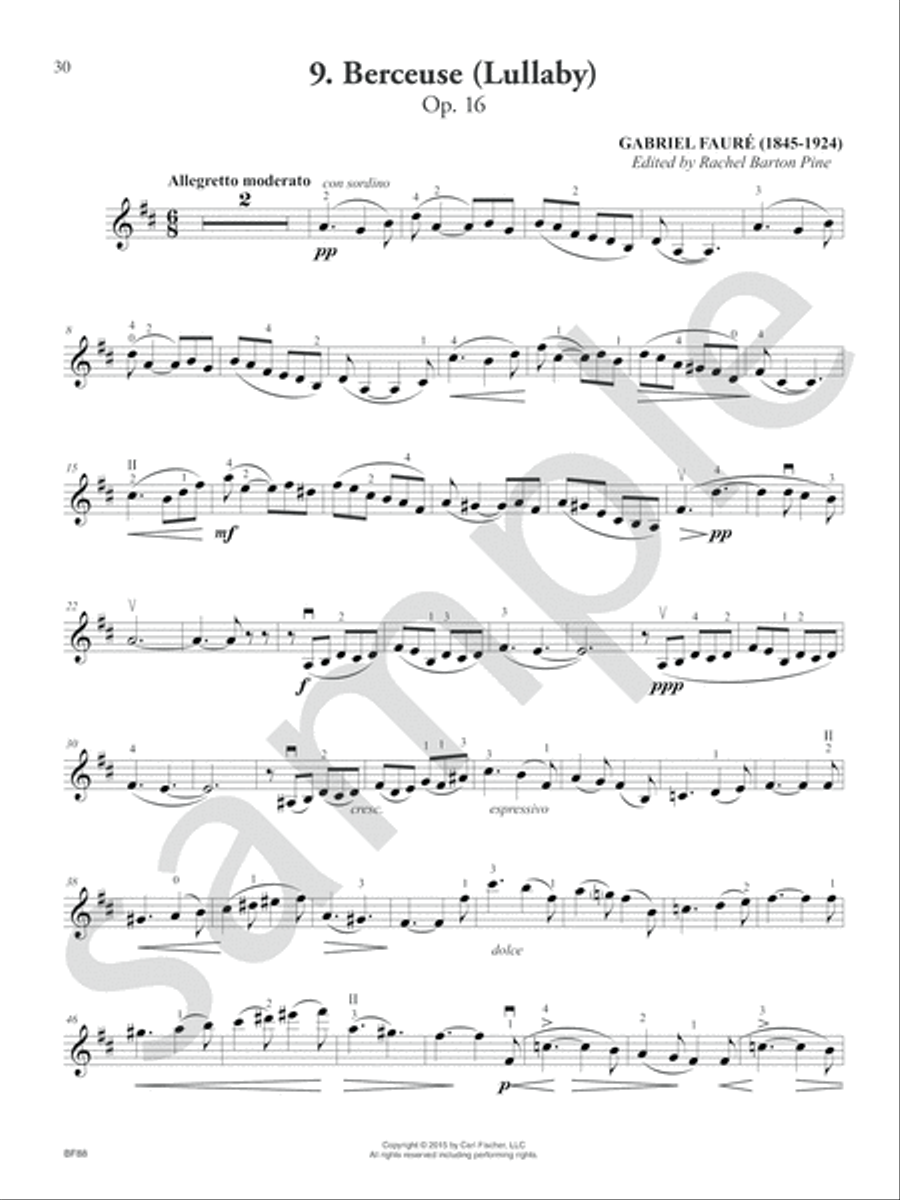 Violin Lullabies Violin Solo scores gallery preview page 10