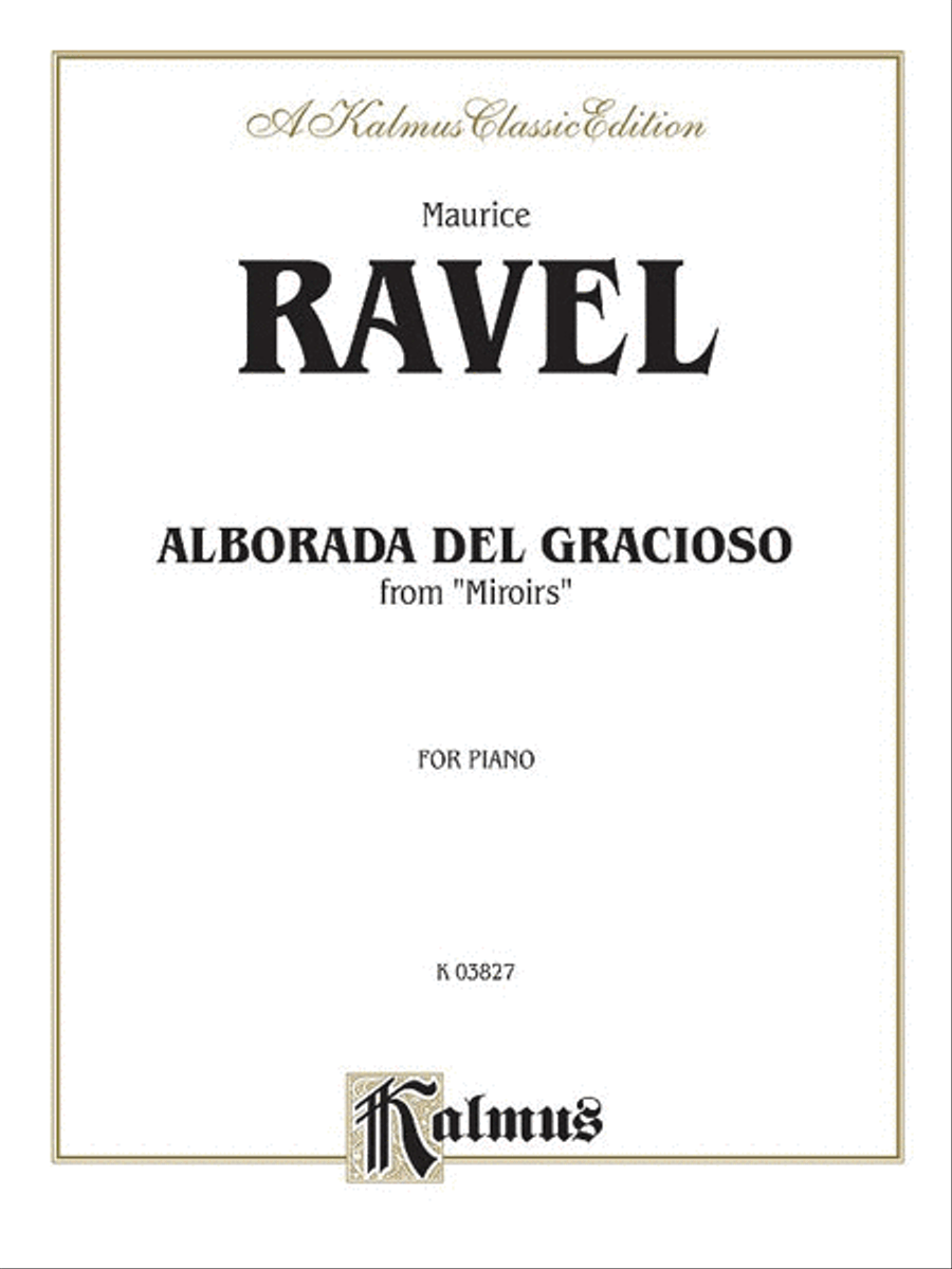 Alborada del gracioso from Miroirs Small Ensemble scores gallery preview page 1