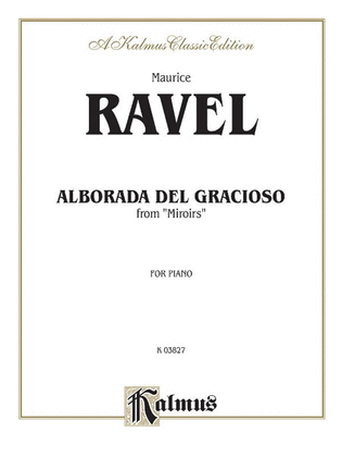 Book cover for Alborada del gracioso from Miroirs