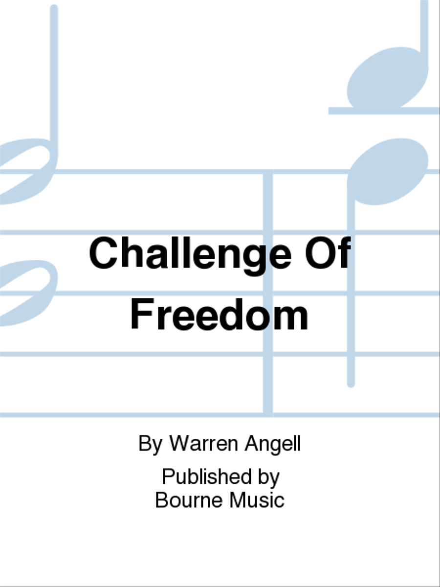 Challenge Of Freedom 4-Part scores gallery preview page 1